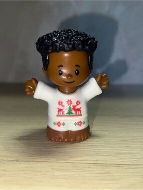 Fisher-Price Little People Holiday Christmas Boy in Reindeer Sweater | 3 for $20